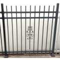 Alta seguridad en polvo cubierta de hierro portátiles valla / cerca de acero